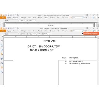 GALAX GTX 1050 Ti P75D r. V10