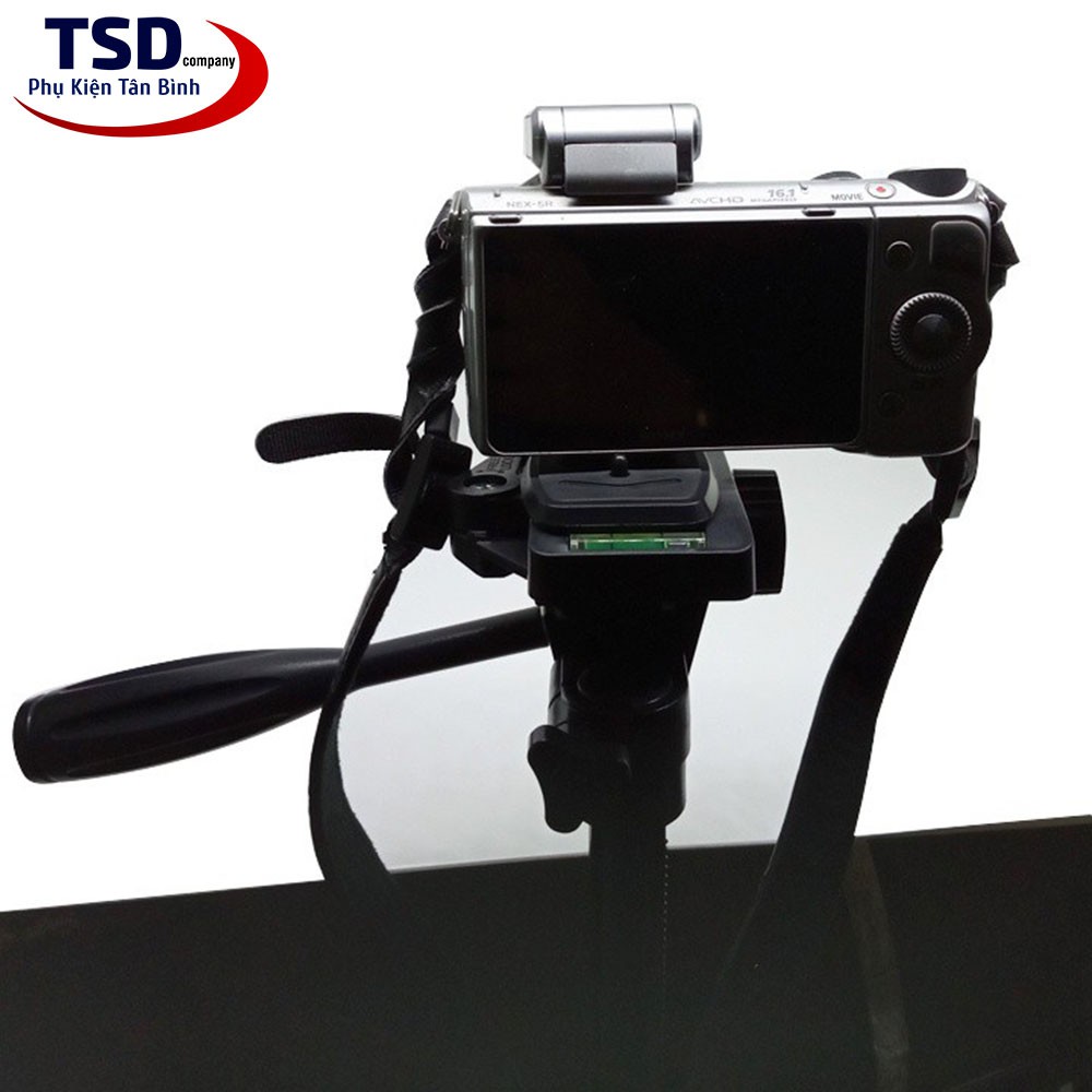 Tripod 3 Chân 3366 Cho Máy Ảnh, Điện Thoại Vật Liệu Hợp Kim Cao Cấp