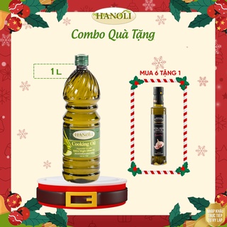 Mua Dầu Ăn Oliu Hanoli 1L tặng Dầu oliu siêu nguyên chất vị tỏi hiệu Olympias 250ml