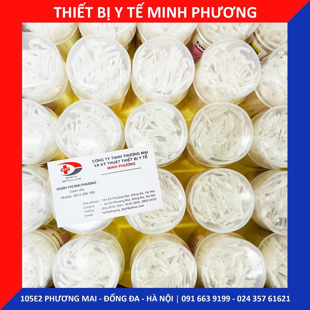 Tăm chỉ nha khoa vệ sinh răng gói 50 chiếc, 80 chiếc