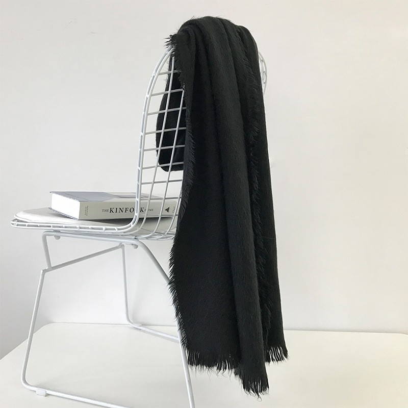 Khăn quàng cổ nam nữ mùa đông chất liệu len cashmere cao cấp phong cách hàn quốc; K09 - BONMIE