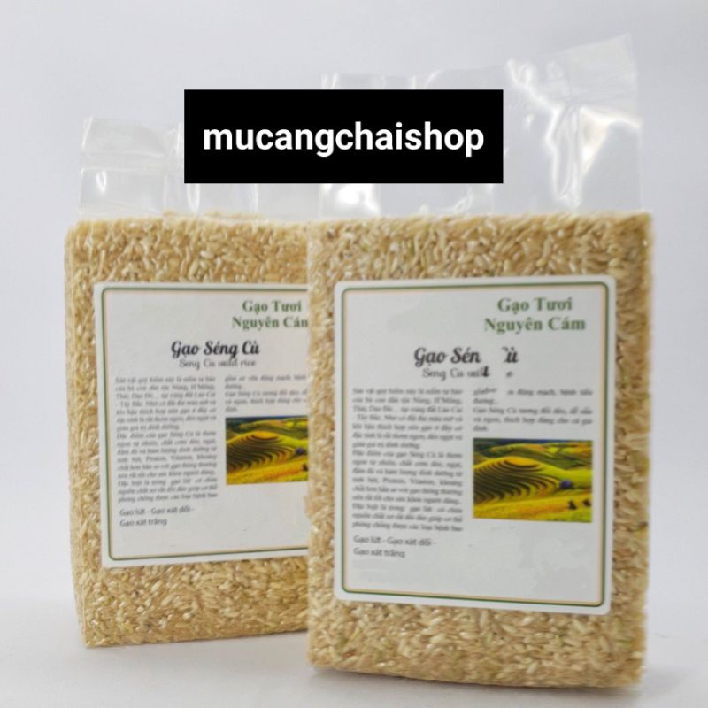 Gạo lứt séng cù chuẩn ngon dẻo, chuẩn gạo người Mông túi 500g