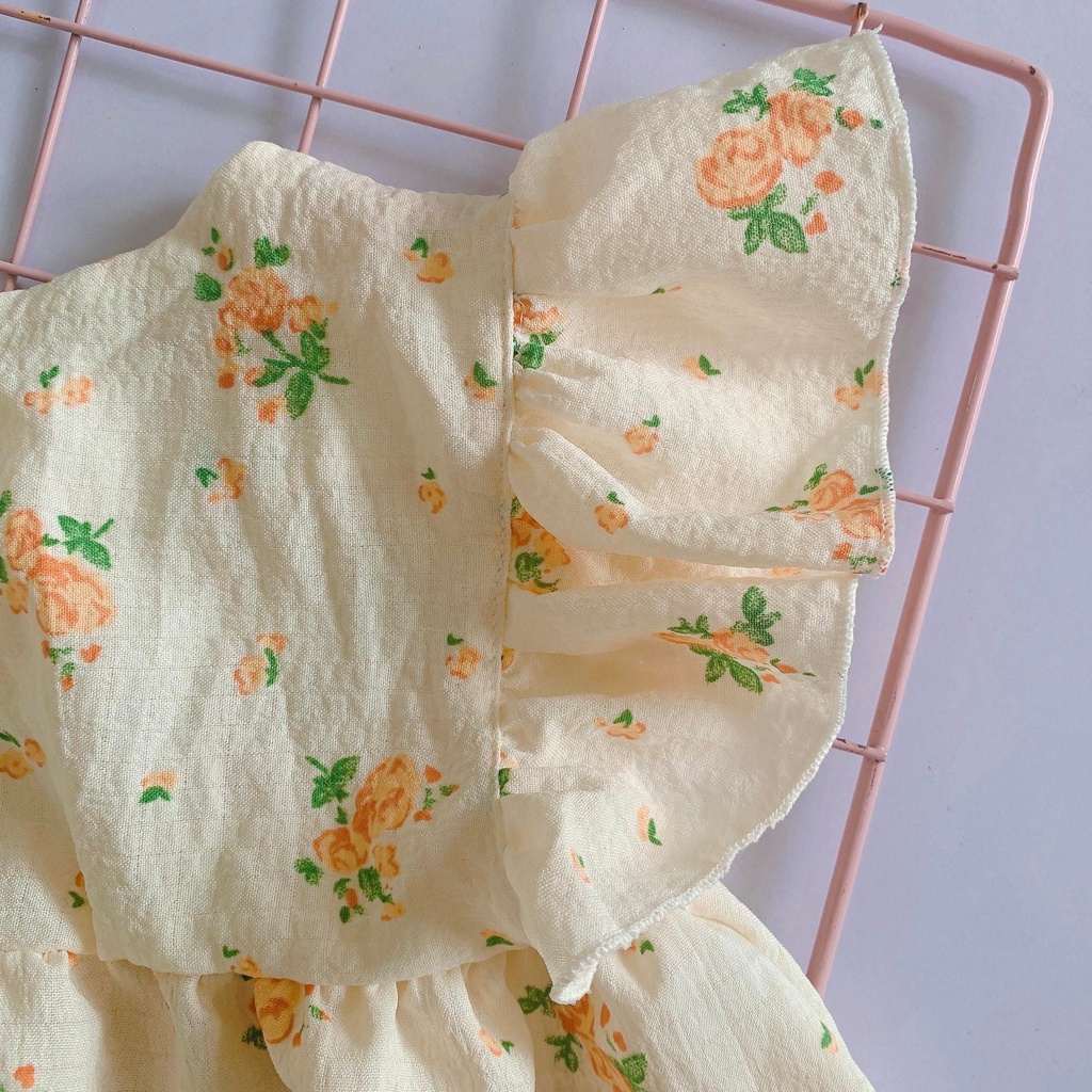 🍭Body cho bé gái sơ sinh 𝑲𝑬̀𝑴 turban + 𝑭𝑹𝑬𝑬𝑺𝑯𝑰𝑷 🍭NHƯ Ý HOUSE'S- body trẻ em hàng thiết kế cao cấp - body quả bí hoa cam