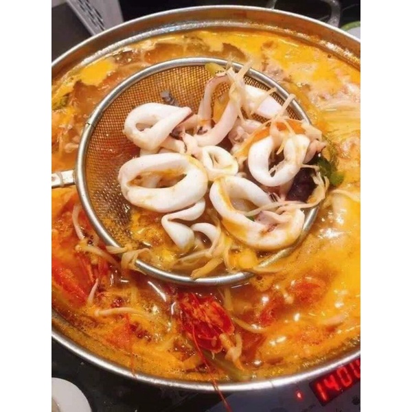 Mực cắt khoanh.Mực vòng nhập khẩu. Chế biến: xào, nướng,chiên tùy ý.