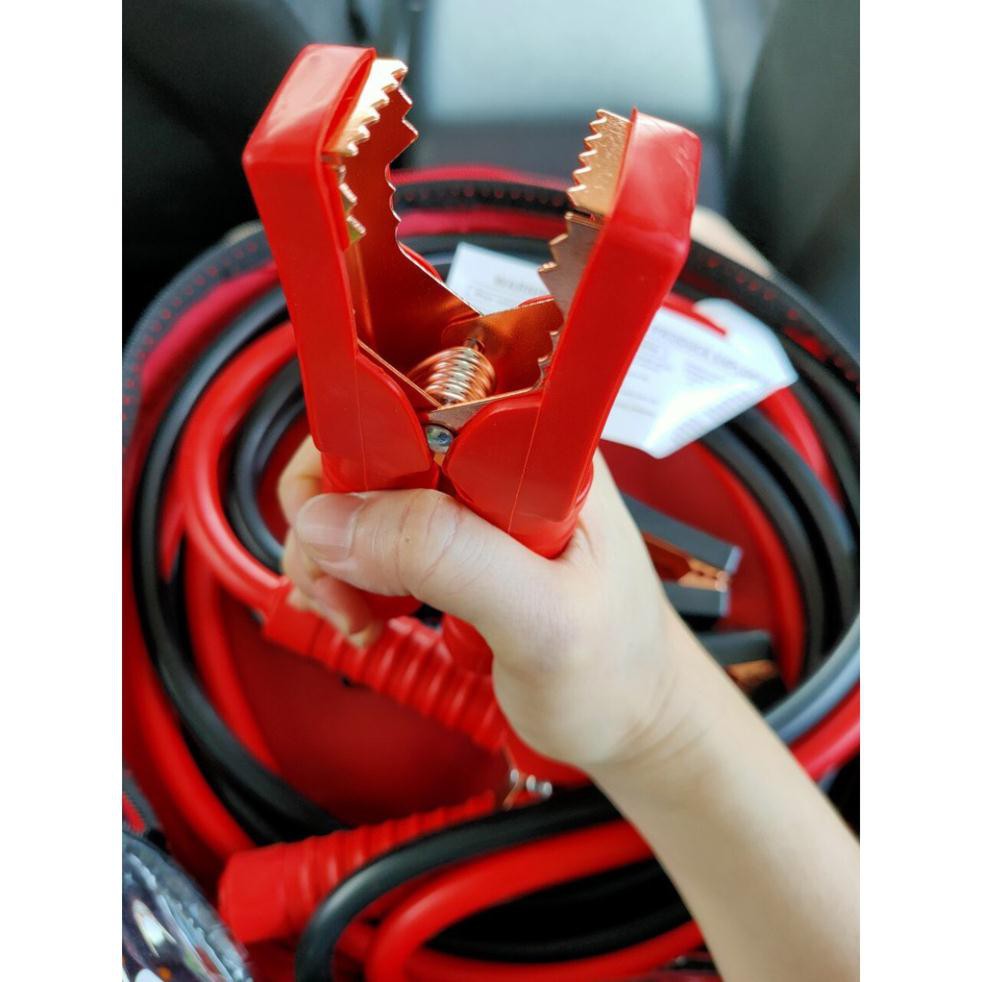 Dây câu bình Acquy ô tô cao cấp, khởi động acquy xe hơi 2000A*4 mét