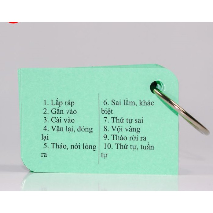 Bộ KatchUp Flashcard Từ Vựng Sơ Cấp N5,4 (Minna no Nihongo) - High Quality