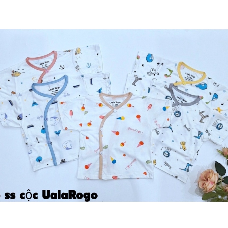 Áo sơ sinh cộc thun lạnh pettit siêu mềm mịn, siêu mát cho bé