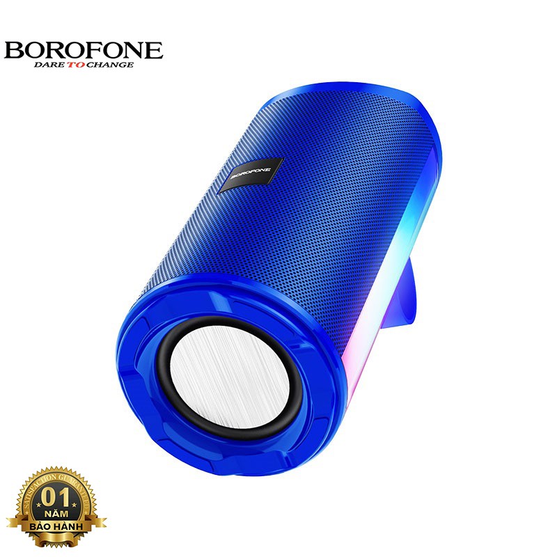 Loa Bluetooth Borofone BR5 đèn LED bắt mắt, Bass mạnh mẽ, to rõ, hỗ trợ di động không dây - Chính hãng