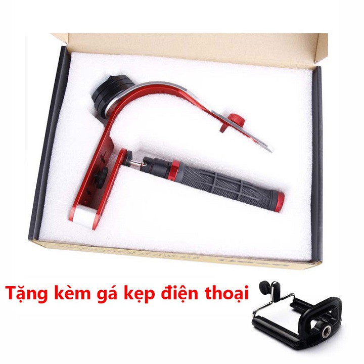 [ELPSJUNE hoàn 30k xu] Tay cầm chống rung - Stabilizer Steadicam cho camera hành trình, hành động, điện thoại