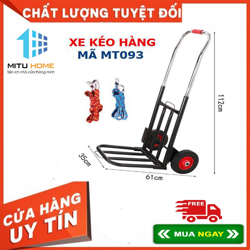 XE KÉO HÀNG TẢI TRỌNG 100KG - MITUHOME - MÃ MT093 TẶNG KÈM DÂY CHẰNG