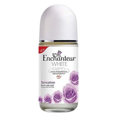 Lăn khử mùi trắng da Enchanteur Whitening Sensation tím 50ml