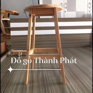 Ghế đôn gỗ 60cm