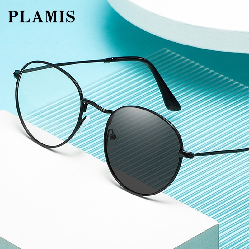 Mắt kính PLAMIS chống bức xạ bằng kim loại chống ánh sáng xanh thời trang dành cho nam và nữ