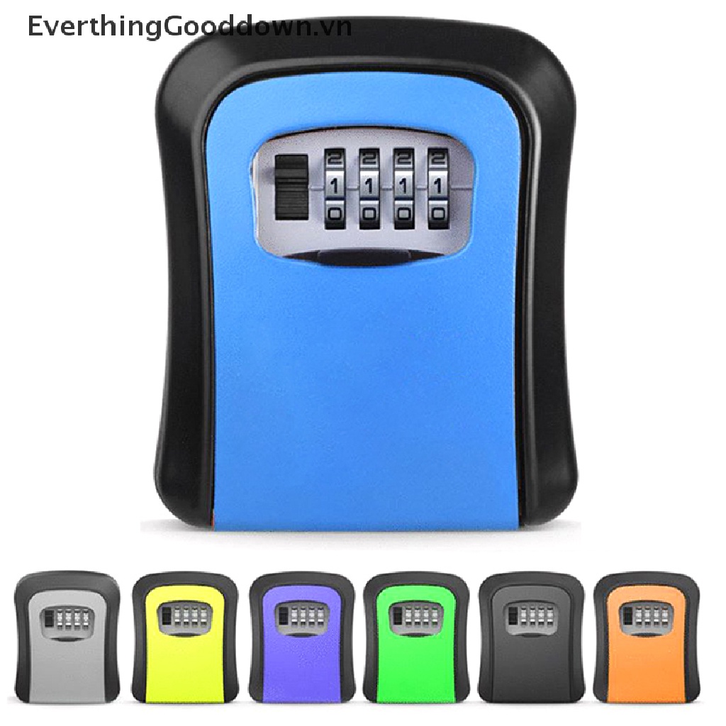 Everthingood Hộp Đựng Chìa Khóa Gắn Tường Có Mật Khẩu An Ninh