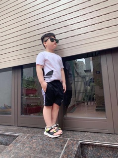 Bộ quần áo adidas Basic cho bé yêu