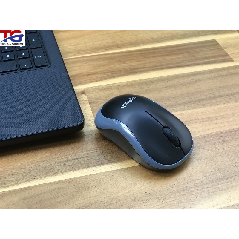 Chuột quang Logitech M186 – Không dây – Chính hãng