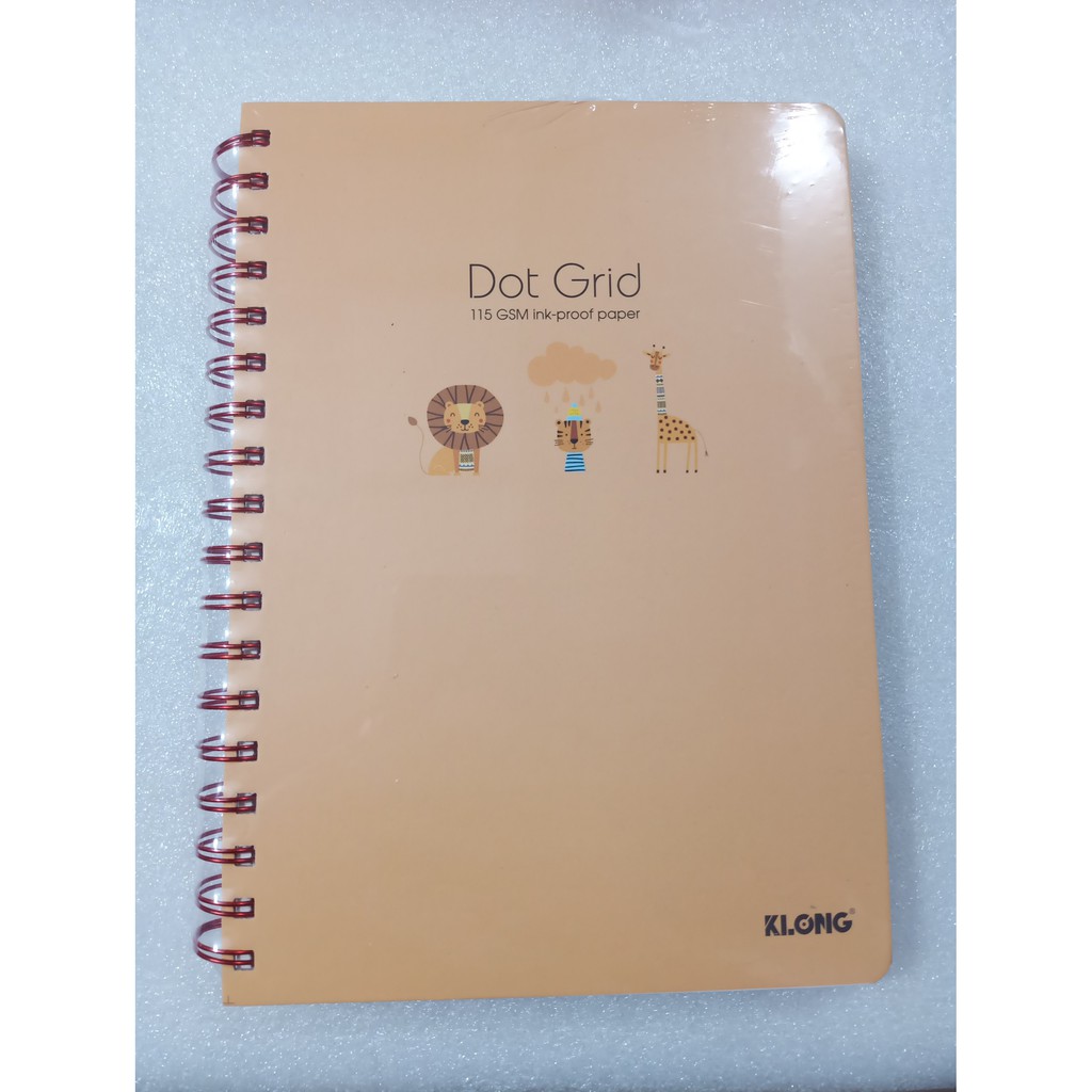 Sổ lò xo kép K.Long ruột chấm Dot Grid B5 200tr_960