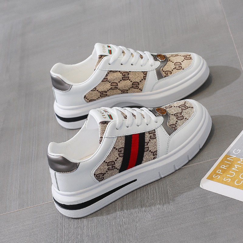Giày Sneaker Nữ Thể Thao Kẻ Sọc Chữ GD Xinh Xắn Hot Trend HH 132 | BigBuy360 - bigbuy360.vn