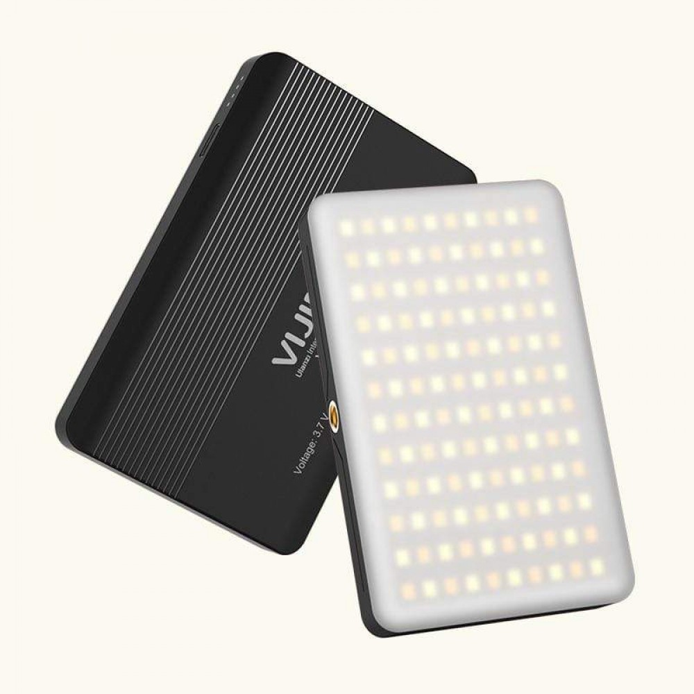 Đèn LED trợ sáng quay phim chụp hình VIJIM VL120 Colour - 120 bóng đèn led pin sạc 3100Mah