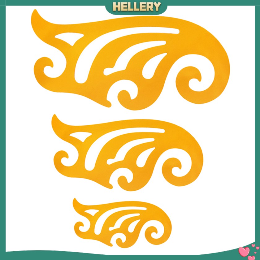 Bộ 3 Thước Cong Vẽ Tranh Kiểu Pháp Chuyên Dụng Cho Thợ May