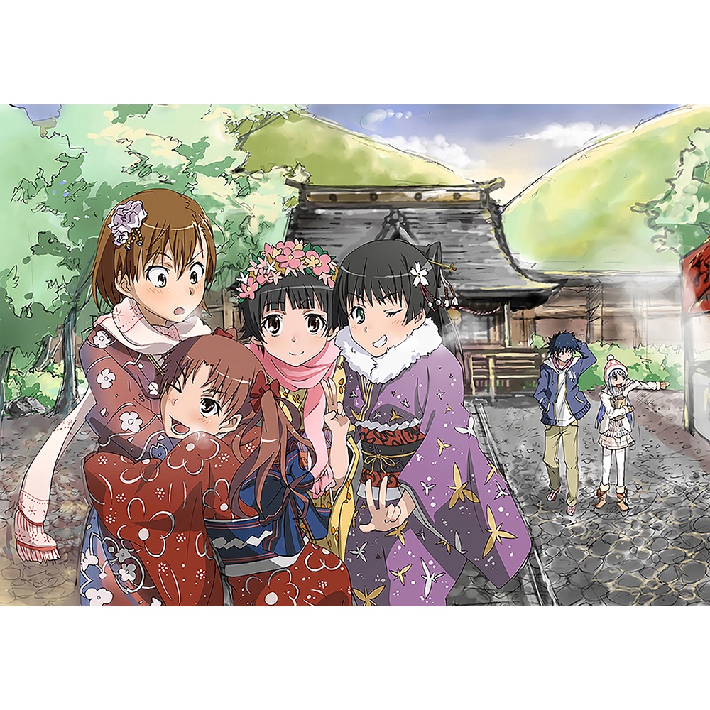 Poster A3 dán tường Anime, decal 30x42 trang trí có keo A Certain Magical Index Wallpapers (1), nhận