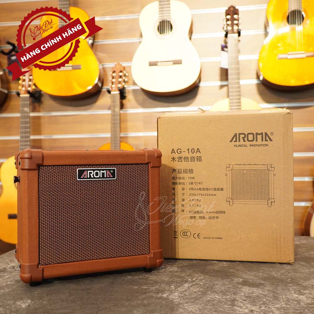 Ampli/ Amply/ Âm ly Guitar Acoustic Aroma AG10A, AG15A, AG26A Chính Hãng, Bảo Hành 6 Tháng