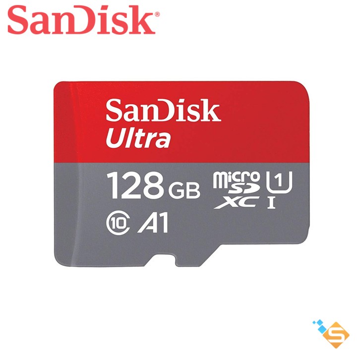 Thẻ Nhớ SanDisk Ultra A1 MicroSDXC 256GB 128GB Class 10 UHS-I 120MB/s -Bảo Hành Chính Hãng 5 Năm