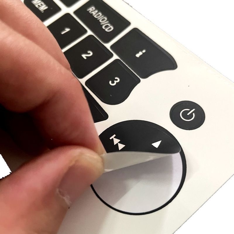 Miếng Dán Đề Can Tự Dính Sửa Chữa Bảng Điều Khiển Âm Thanh Cho 2009-2011 Reno Megane