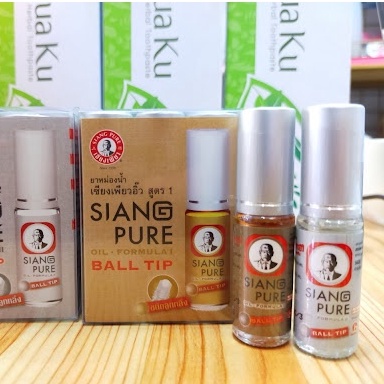 Dầu Gió Lăn Ông Già Siang Pure Oil Formula Ball Tip 3cc Thái Lan Chính Hãng