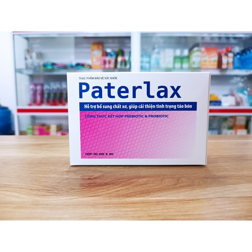 Thực phẩm chức năng hỗ trợ táo bón Paterlax hộp 30 gói
