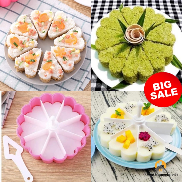 Khuôn Chia Xôi - Khuôn đa năng làm thạch rau câu,cơm, bánh - 8 ngăn