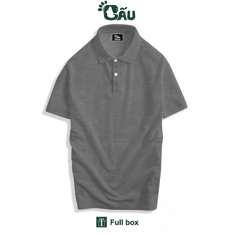 Áo thun Polo GẤU 194 Unisex vải cá sấu mè Poly co dãn 4 chiều dày dặn form gerular fit - PL Trơn 02