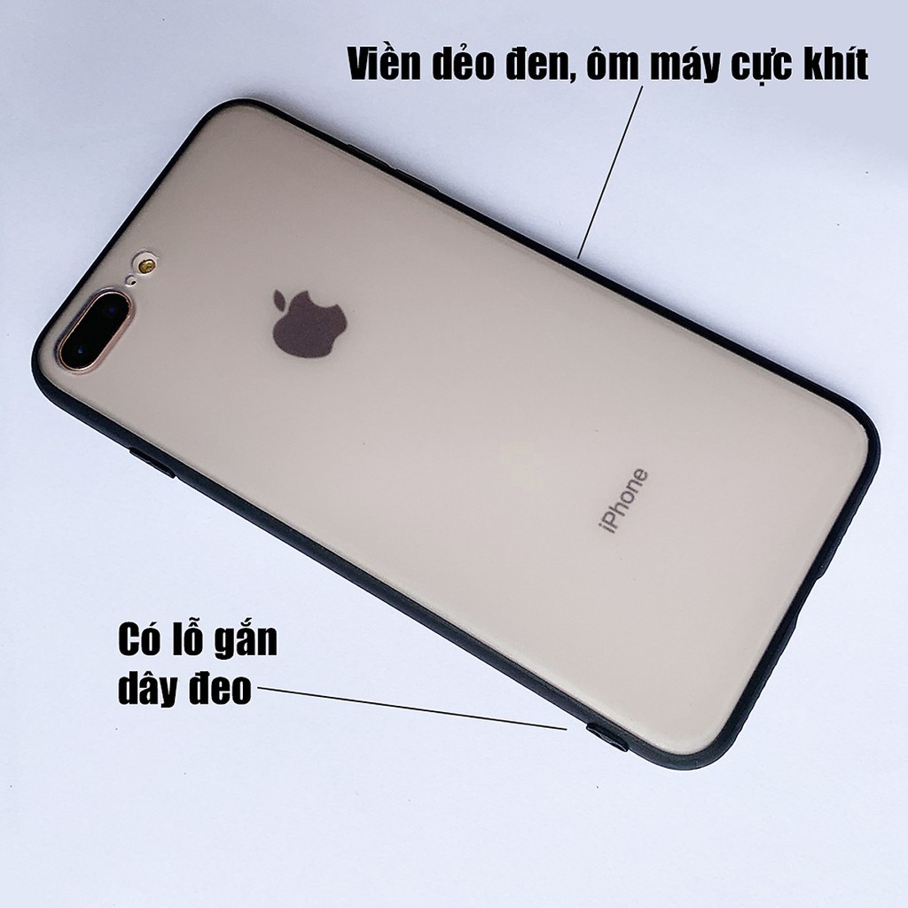 Ốp Lưng Nhám Mờ Dành Cho iPhone 7 Plus/8 Plus Silicon Chống Va Đập - Hàng Chính Hãng