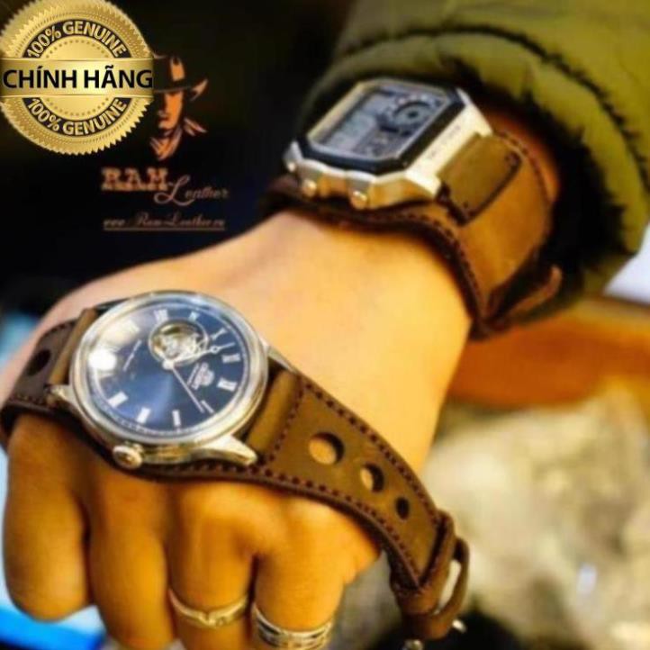 TỔNG HỢP DAY ĐỒNG HỒ DA BÒ THẬT CHO DÒNG ORIENT - HÀNG CHÍNH HÃNG RAM LEATHER P3 . .