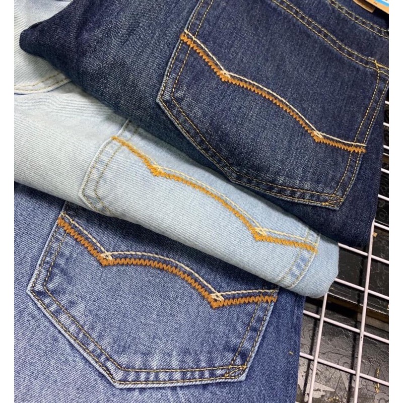 Quần jean Nam ống suông