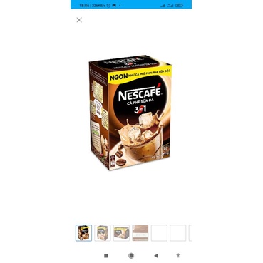 NESCAFÉ CÀ PHÊ SỮA ĐÁ 3in1 Hộp 10gói x 24g