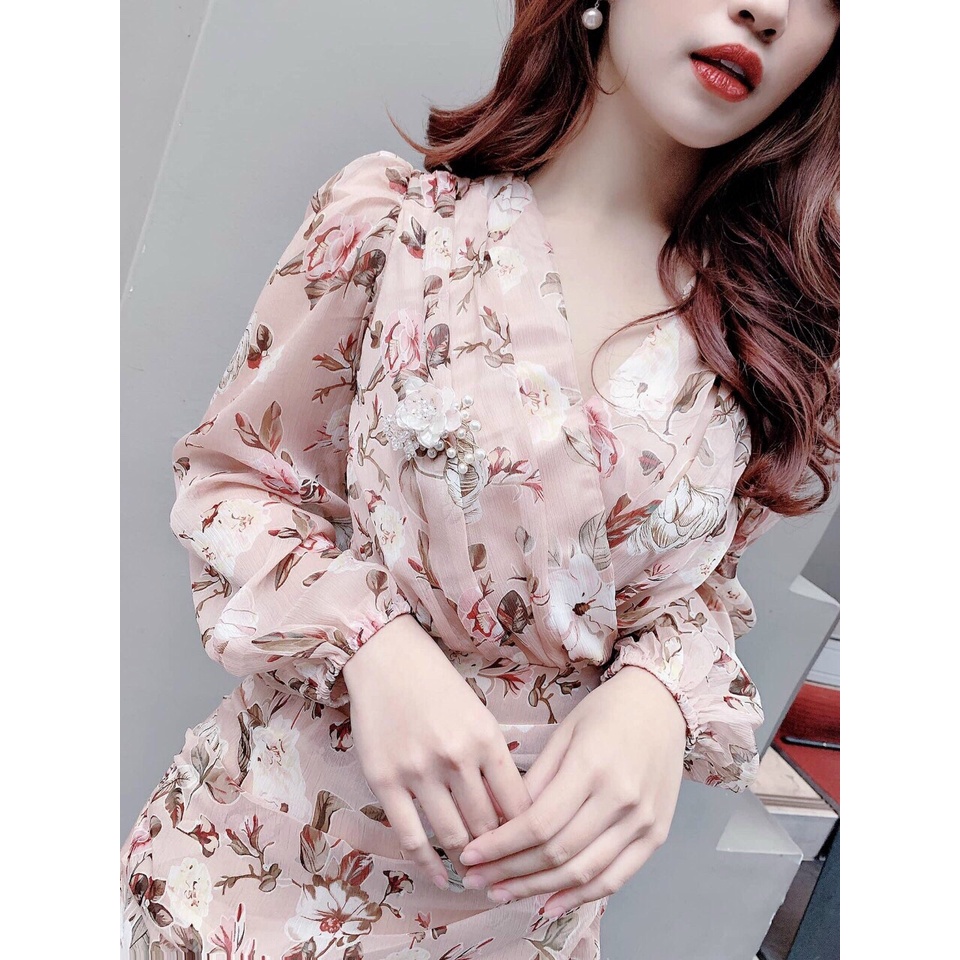 Đầm hoa xinh, tuyệt phẩm cho nàng dạo phố