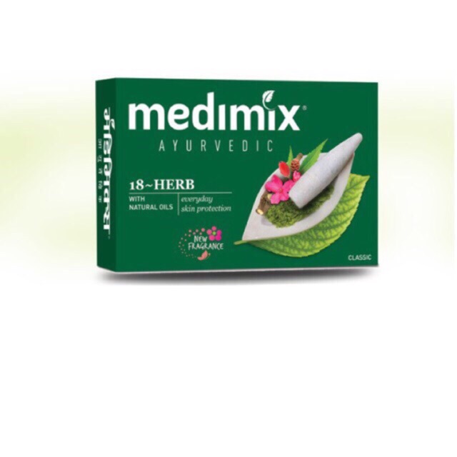 Xà phòng thảo dược trị mụn Medimix (vỏ mới)