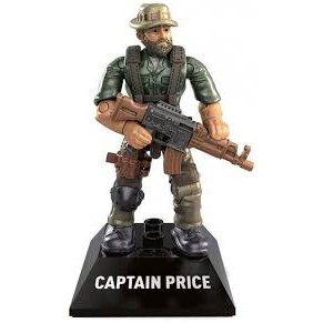 Mega construx call of duty bộ sưu tập nhân vật Đội trưởng Price