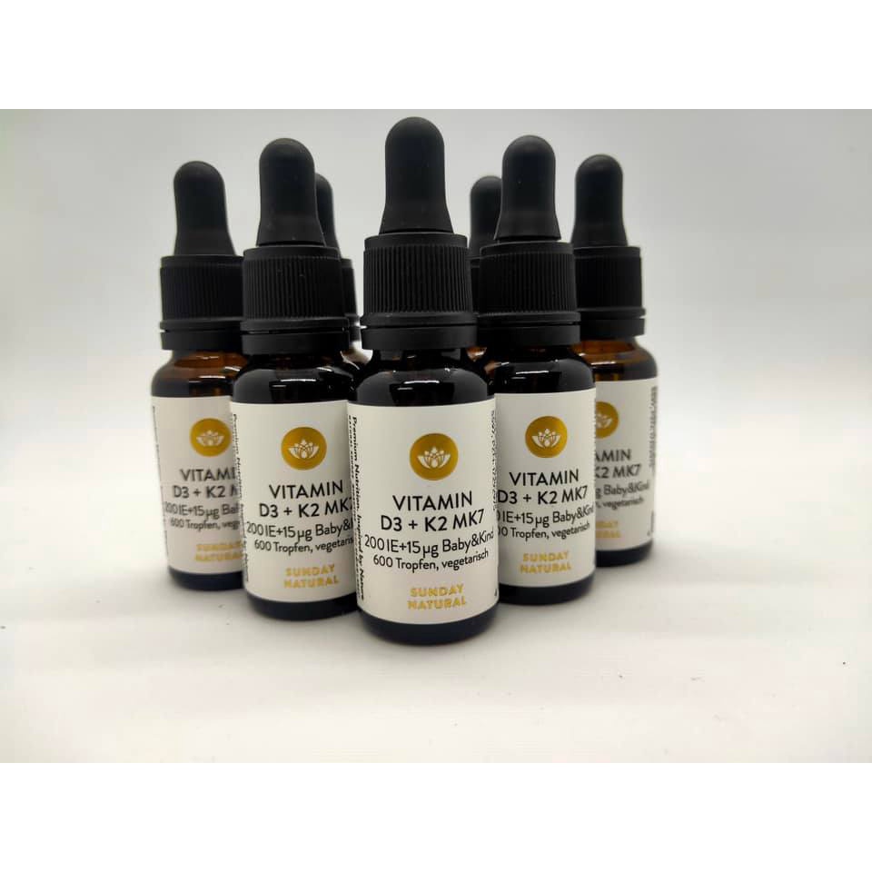 Vitamin D3K2 MK7 Giúp Hấp Thụ Canxi Phát triển Chiều Cao Tối Ưu Cho Trẻ Từ Sơ Sinh