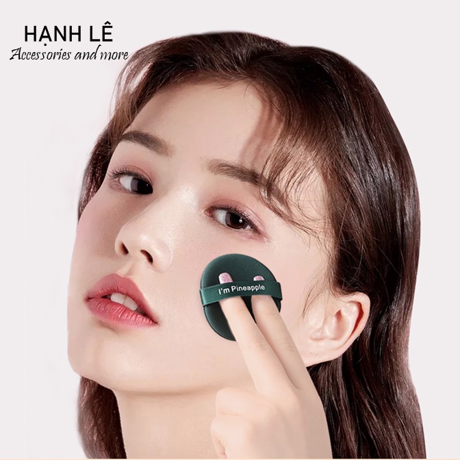 Bông phấn trang điểm dễ thương nhiều mẫu mã, mềm mịn và thân thiện với da, giúp đánh kem nền, phấn nền, phấn phủ