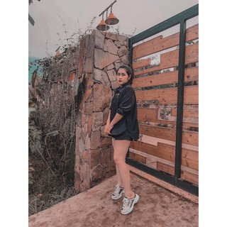 SƠ MI TRẮNG ĐEN TAG XÍCH