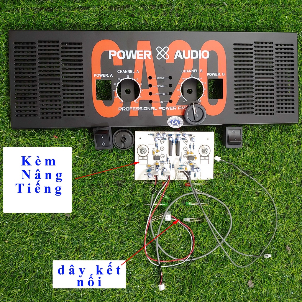 Combo mặt đẩy ca20 mặt main 1 công tắc main 4 kênh mặt đẩy 4 kênh