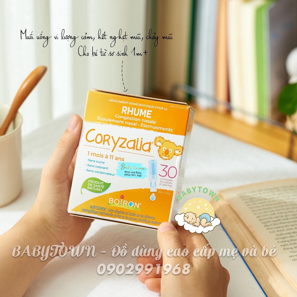 Tép muối Cozy Canada -CORYZALIA vi lượng đồng căn ngăn sổ mũi cho bé