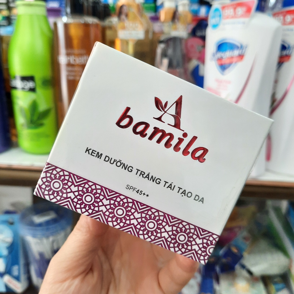 Kem Bamila dưỡng trắng da tái tạo da 25g