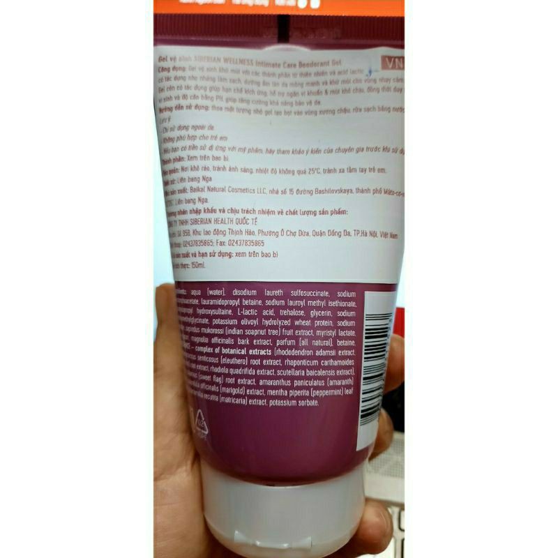 Gel vệ sinh phụ nữ SIBERI