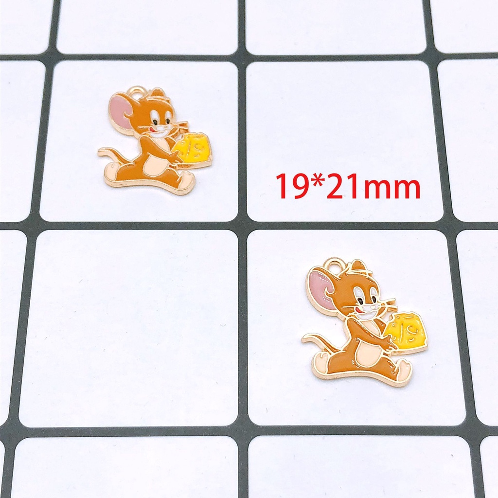 Móc Khóa Hình Chú Mèo Tom Và Jerry Dễ Thương Làm Bằng Hợp Kim Thủ Công diy