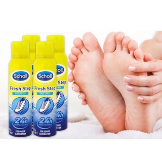 Xịt khử mùi hôi chân - scholl fuss deo extra frisch, 150ml