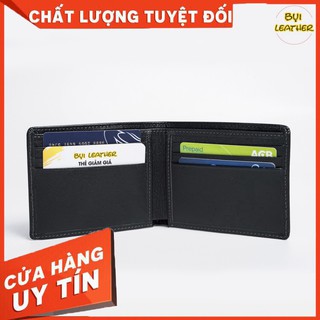 Hàng nhập khẩu - ví da bò nam bụi leather v126 da saffiano cao cấp - hàng nhập khẩu