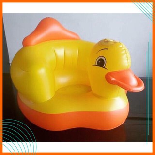 Ghế tập ngồi cho bé, ghế tập ăn dặm vịt vàng